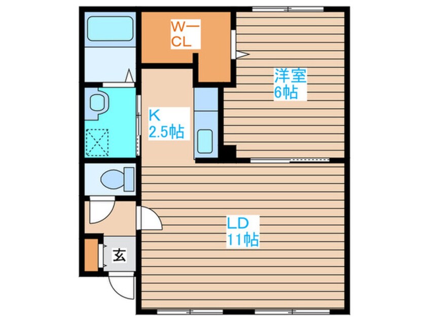 間取図 ウェルリ－川下