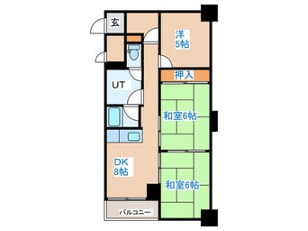 間取図 ドミ山鼻