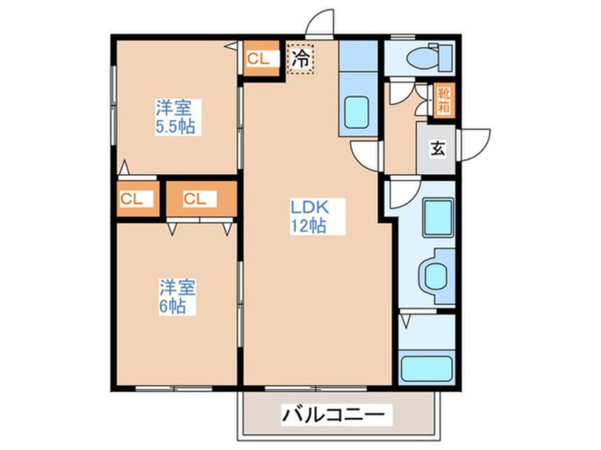 間取図 ダブルベイ精進川