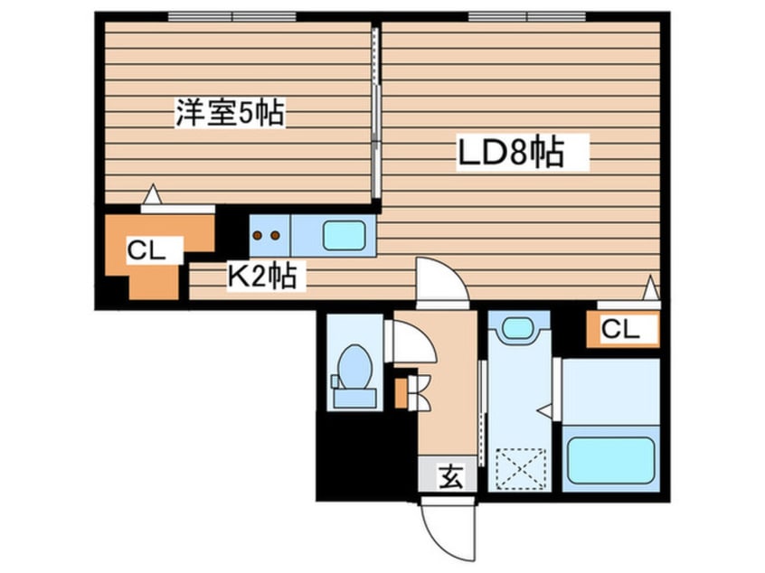 間取図 グランメール　クレール苗穂