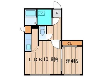 間取図 イ－ストポルトＮ１４