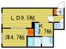 イ－ストポルトＮ１４ 1LDKの間取り