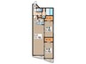 Diore Residence Sapporo 2LDKの間取り
