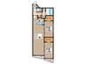 Diore Residence Sapporo 2LDKの間取り