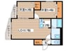Diore Residence Sapporo 2LDKの間取り