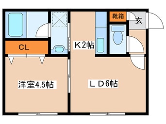 間取図 フォ－ユ－美園Ｂ