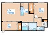RESIDENCE SHINMEI北円山 2LDKの間取り