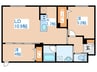 RESIDENCE SHINMEI北円山 2LDKの間取り