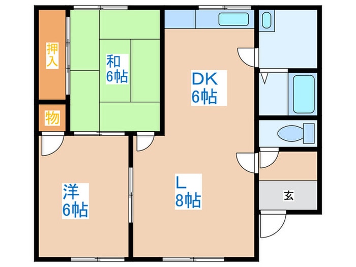 間取り図 ハイツ川吉Ａ