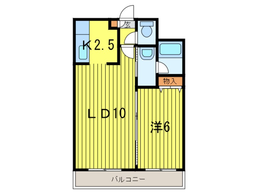 間取図 ラ・コンテ栄通