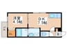 メイフェア 1DKの間取り