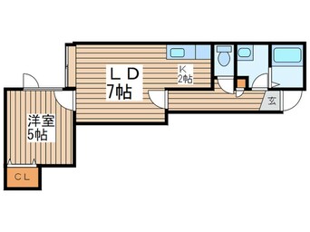 間取図 ドルフィン　エコー