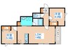 4Leaf－山鼻S20 2LDKの間取り