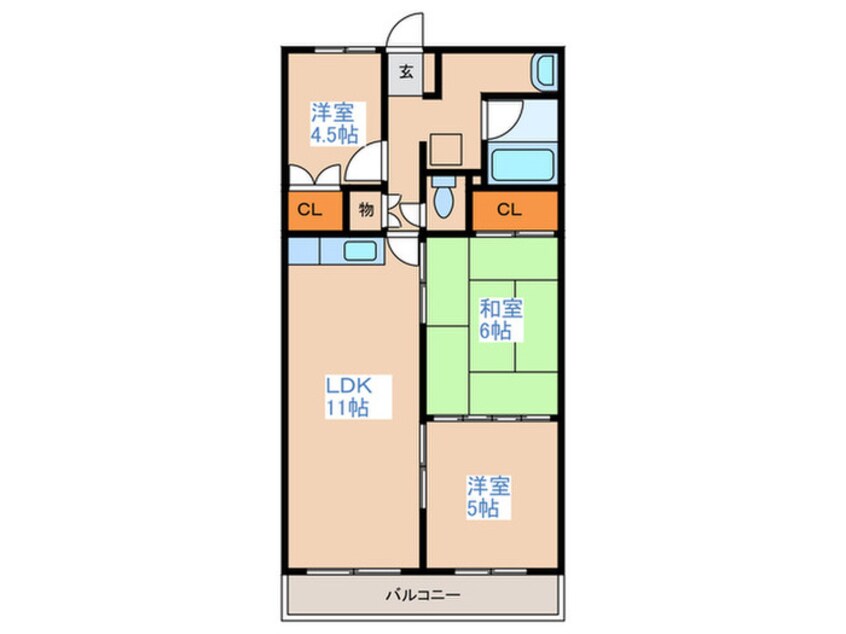 間取図 信和リッチ