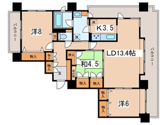 間取図 ローザンヌ南９条
