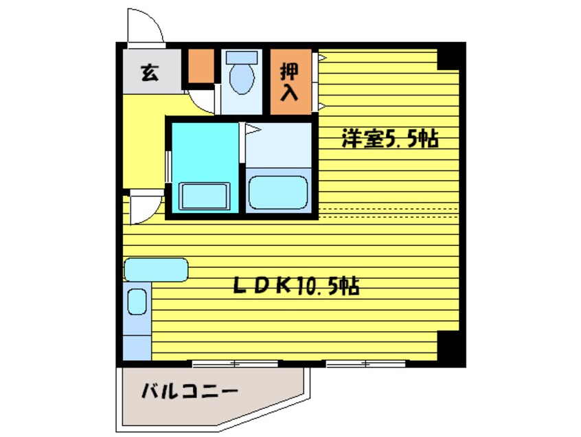 間取図 リラハイツ南２条