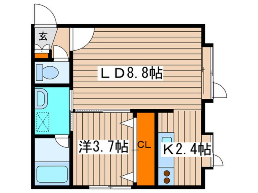 間取図 ＲＵＡＮ×ＲＵＡＮ