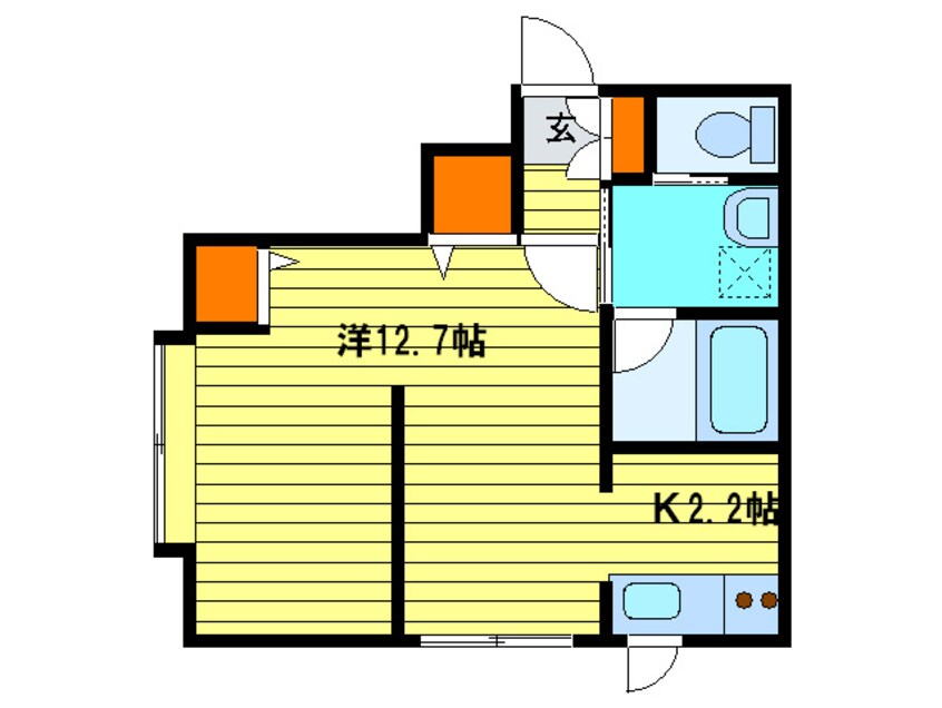 間取図 ＲＵＡＮ×ＲＵＡＮ