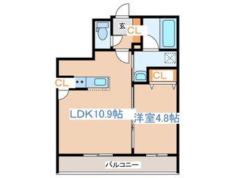 間取図 S-RESIDENCE東札幌azure