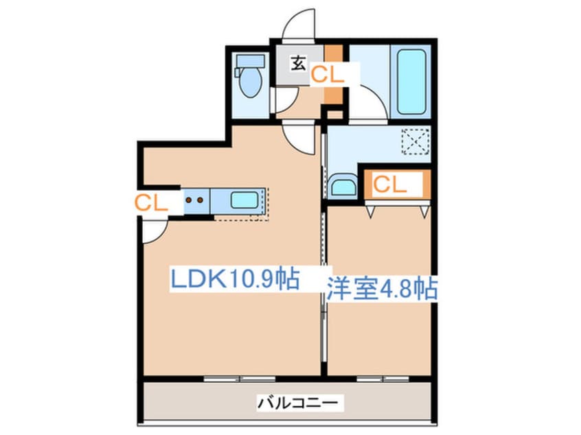 間取図 S-RESIDENCE東札幌azure