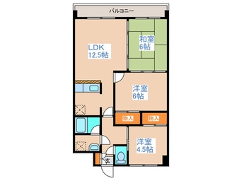 間取図 ロイヤルレインボー平岸