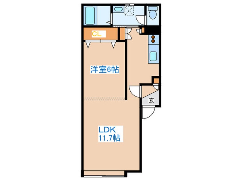 間取図 ジュネス２４