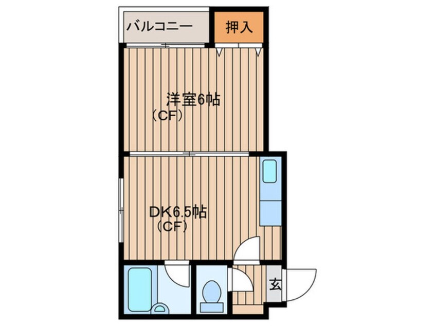 間取図 108松井ビルB