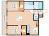 S-RESIDENCE二十四軒avelis 2LDKの間取り