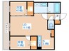S-RESIDENCE二十四軒avelis 2LDKの間取り
