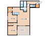 S-RESIDENCE元町alectra 2LDKの間取り