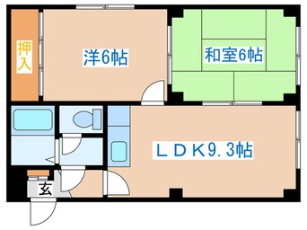 間取図 ハ－ベスト１９Ｃ