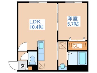 間取図 ル・ファ－ル平岸ブランシェ