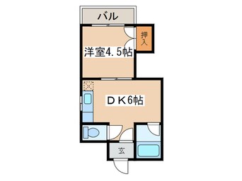 間取図 プレステージＫ