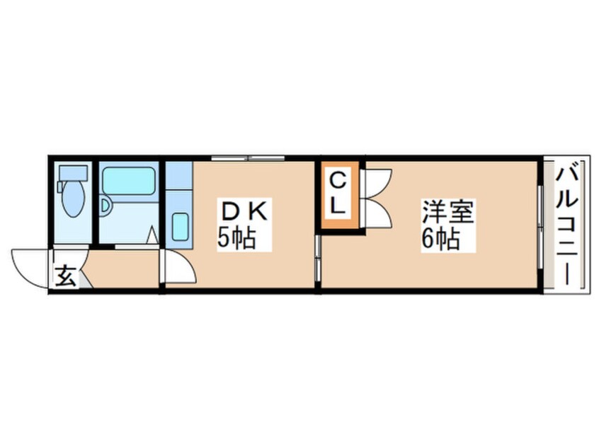 間取図 プレステージＫ