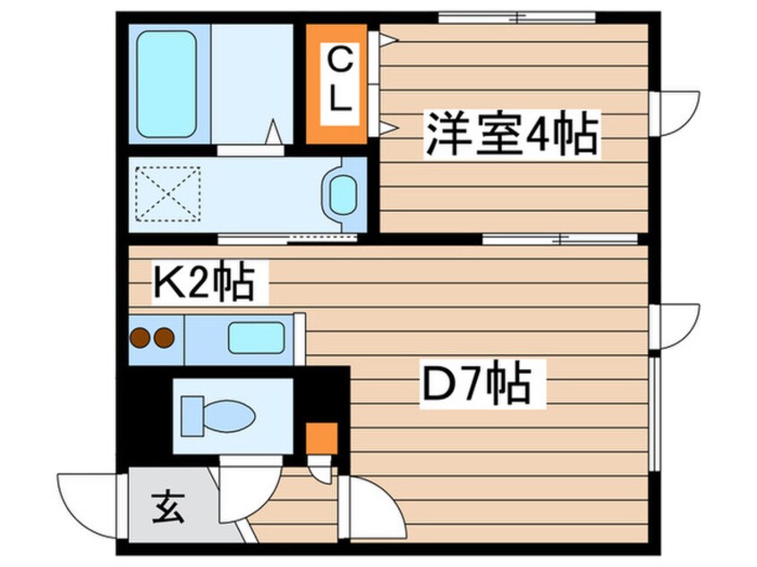 間取図 フォレスト北野通