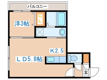 間取図 Ｃｏｌｏｒｉｓｅ琴似