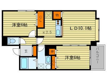 間取図 エル・ファロ７６