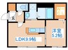MillionelⅢ 1LDKの間取り