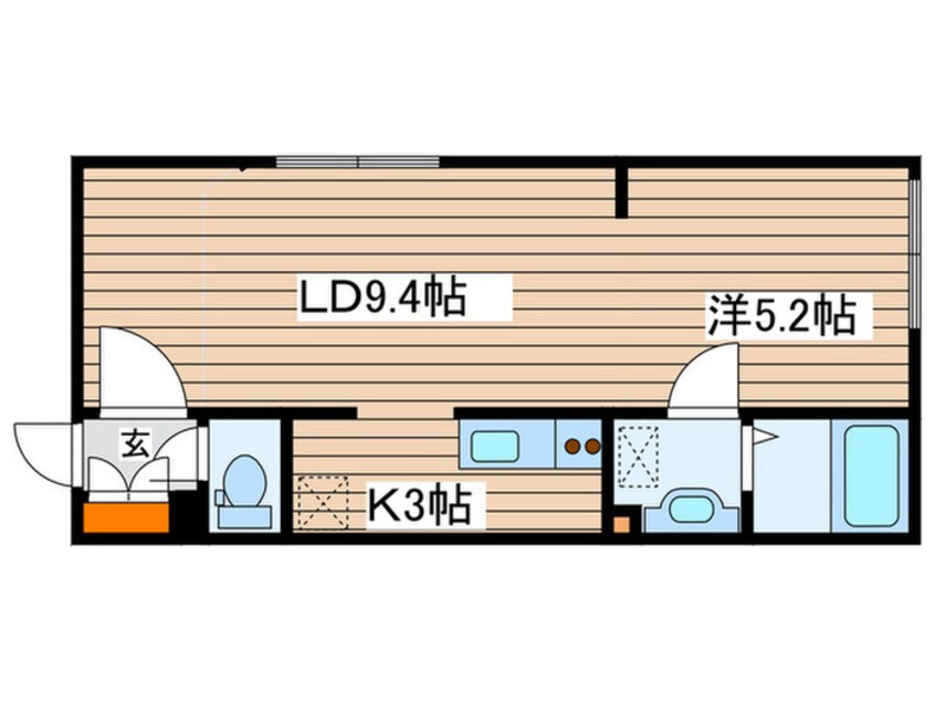 間取図 Melroseplace