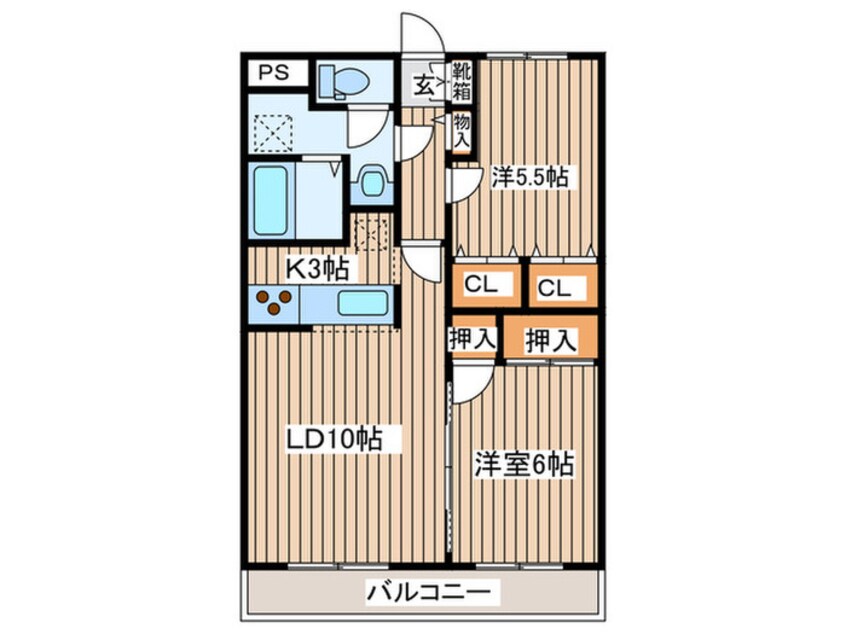 間取図 クレストコート宮の森