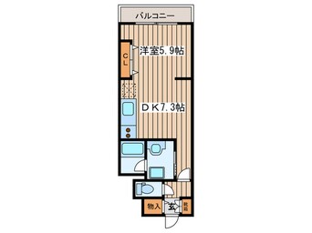 間取図 円山パ－クハイツ