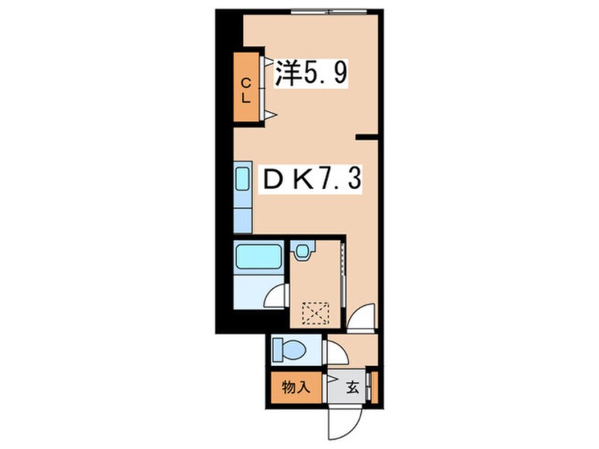 間取図 円山パ－クハイツ