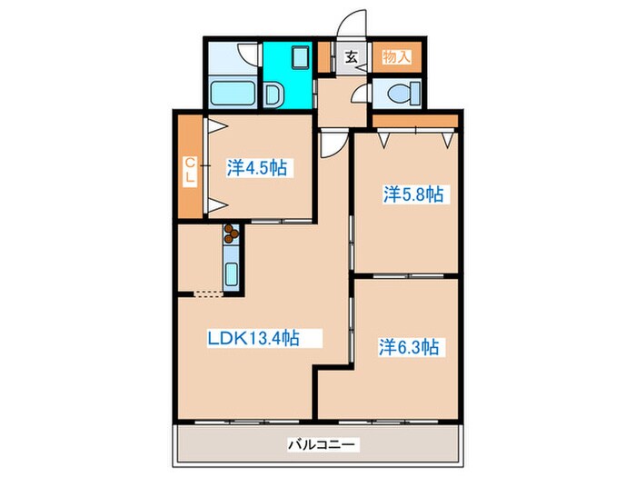 間取り図 円山パ－クハイツ