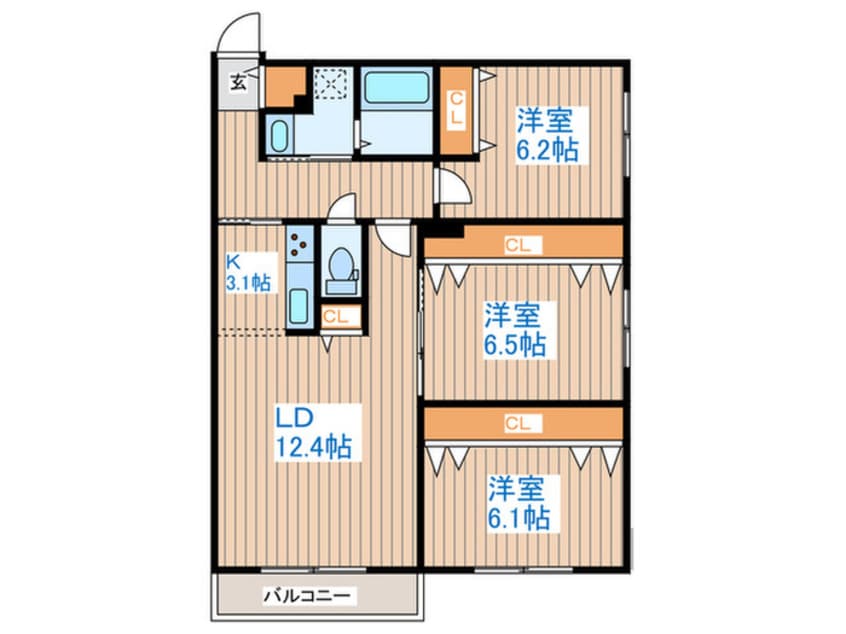 間取図 グランメール行啓通