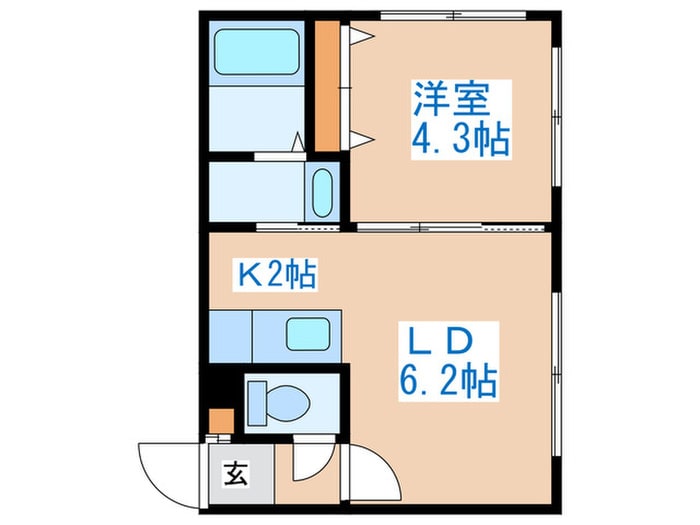 間取り図 ベルフル－ル琴似
