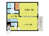 セルバテ－ル南６条 1LDKの間取り