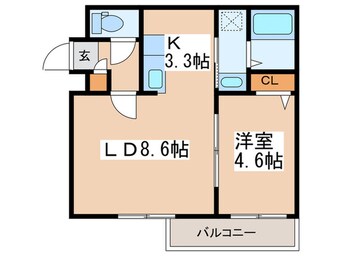 間取図 クレストハウス1816