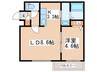 クレストハウス1816 1LDKの間取り