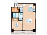 S-RESIDENCE円山鳥居前 1LDKの間取り