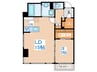 S-RESIDENCE円山鳥居前 1LDKの間取り